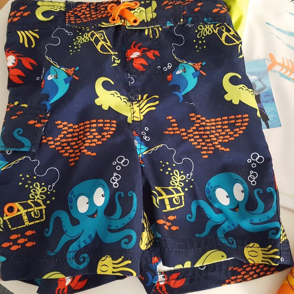 Bathing Suit Rash Guard Swim Trunks Infant - Picture 10 of 12